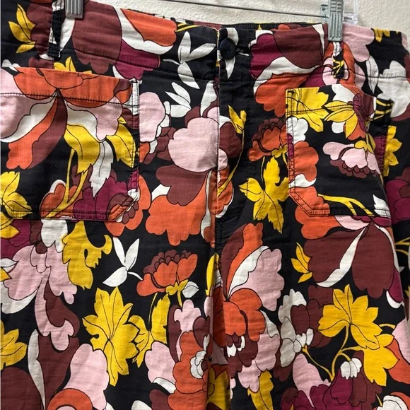 Maeve Floral Ankle Pants - Multicolor - Picture 4 of 6